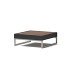 Ensemble de conversation Milo Espresso 5 pièces avec fauteuils de club de patio extérieurs Sunbrella