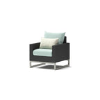Ensemble de conversation Milo Espresso 5 pièces avec fauteuils de club de patio extérieurs Sunbrella