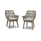 Signature Design by Ashley Ensemble d'extérieur Beach Front Beige 5 pièces - 42L x 71/94P x 30H