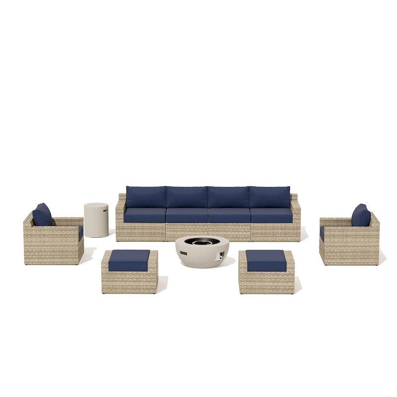 Ensemble de sièges d'extérieur Vantura, 10 pièces