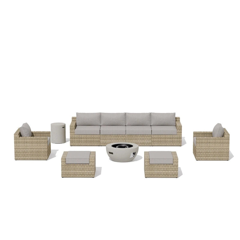 Ensemble de sièges d'extérieur Vantura, 10 pièces