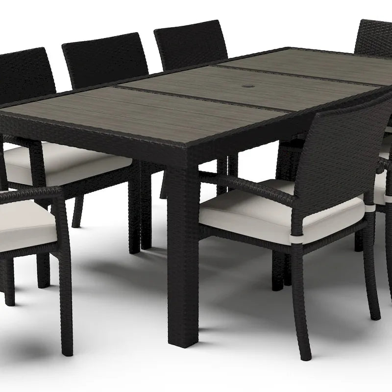 Ensemble de jardin Portofino Comfort Sunbrella 19 pièces, avec mouvement