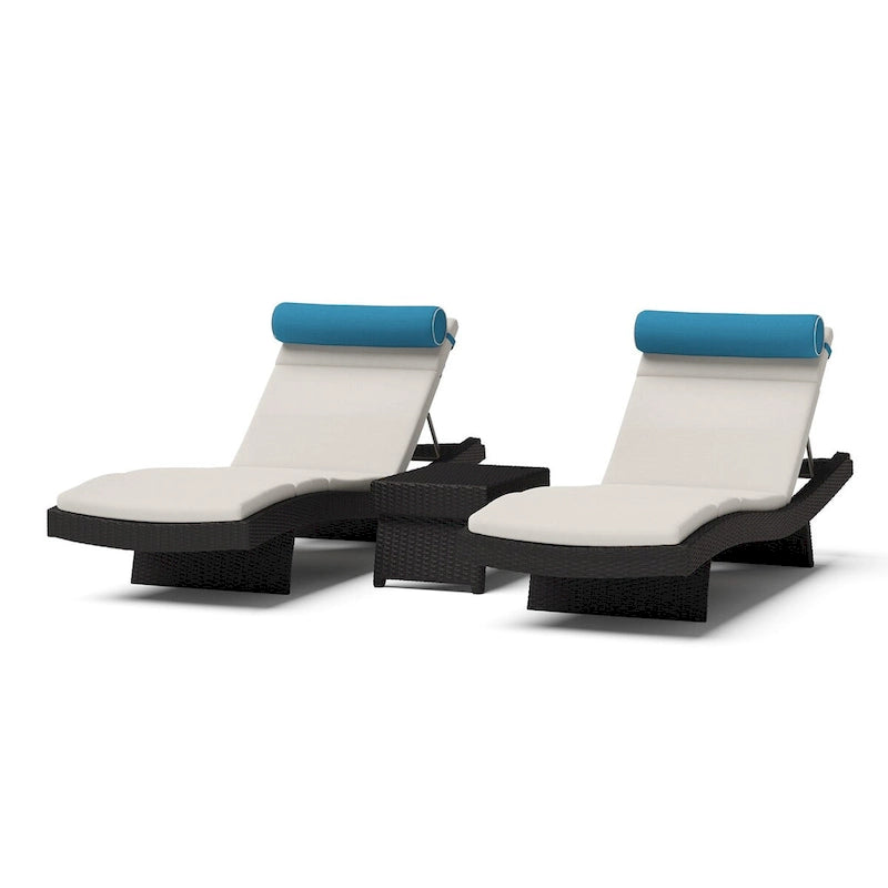 Ensemble de jardin Portofino Comfort Sunbrella 19 pièces, avec mouvement