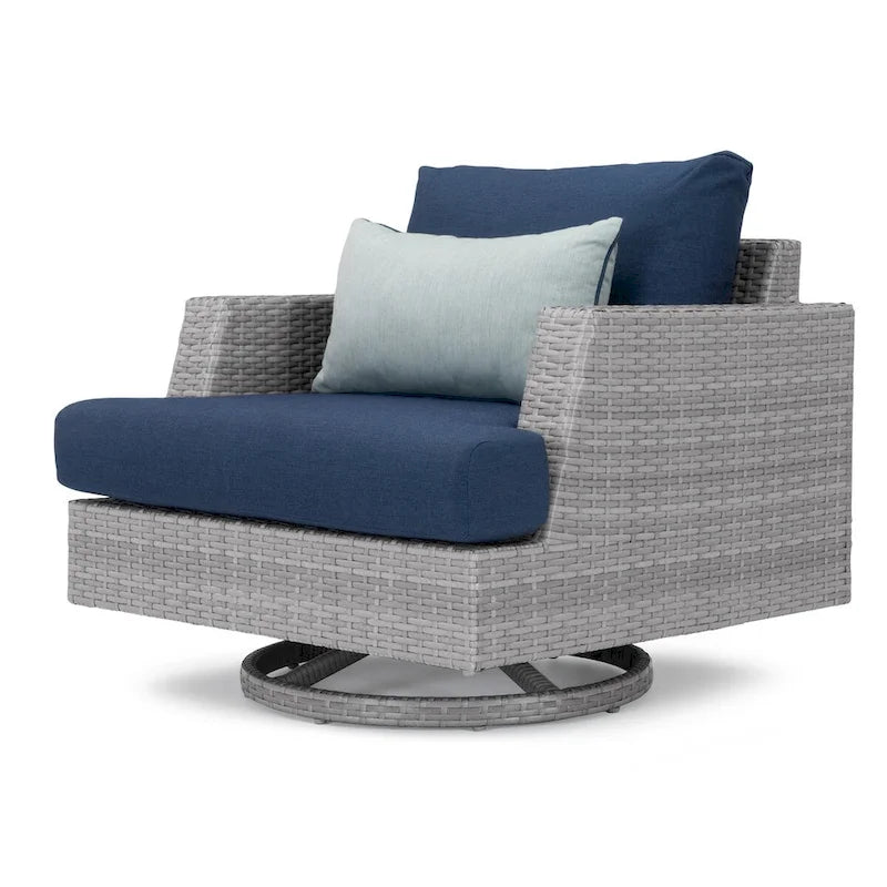 Ensemble de jardin Portofino Comfort Sunbrella 19 pièces, avec mouvement