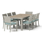 Ensemble de jardin Portofino Comfort Sunbrella 19 pièces, avec mouvement