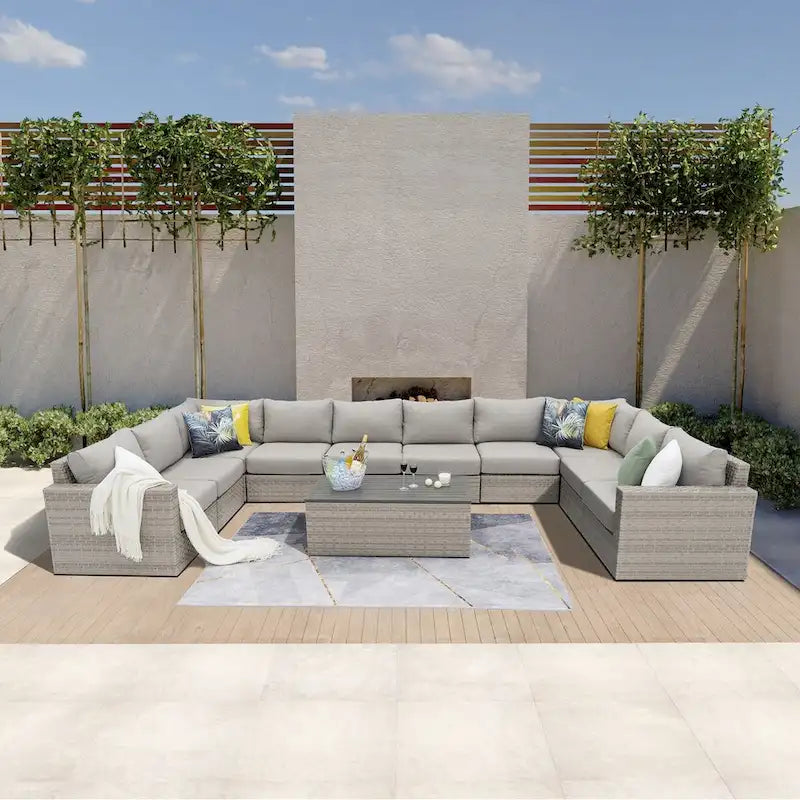 Canapé sectionnel Avalon Bay 11 pièces avec assise profonde
