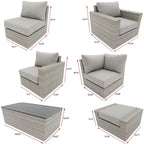 Canapé sectionnel Avalon Bay 11 pièces avec assise profonde