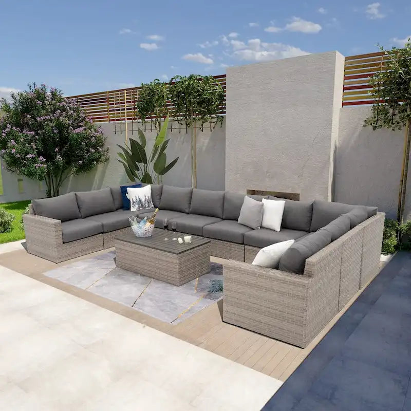 Canapé sectionnel Avalon Bay 11 pièces avec assise profonde