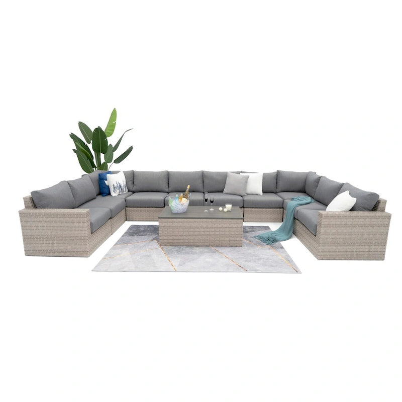 Canapé sectionnel Avalon Bay 11 pièces avec assise profonde