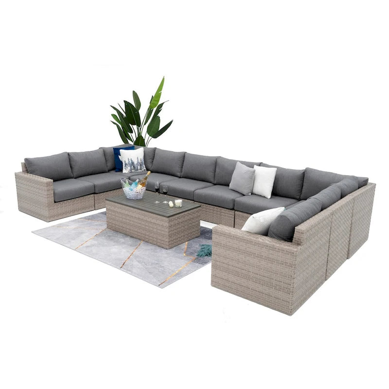Canapé sectionnel Avalon Bay 11 pièces avec assise profonde