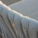 Ensemble de quatre fauteuils de jardin Kamari