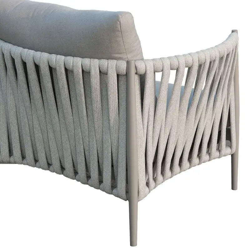 Ensemble de quatre fauteuils de jardin Kamari