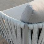 Ensemble de quatre fauteuils de jardin Kamari