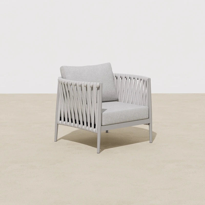 Ensemble de quatre fauteuils de jardin Kamari