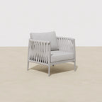 Ensemble de quatre fauteuils de jardin Kamari
