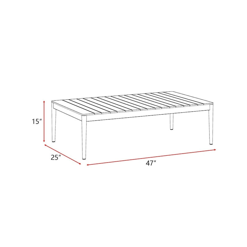 Ensemble de quatre fauteuils de jardin Kamari