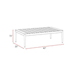 Ensemble de quatre fauteuils de jardin Kamari