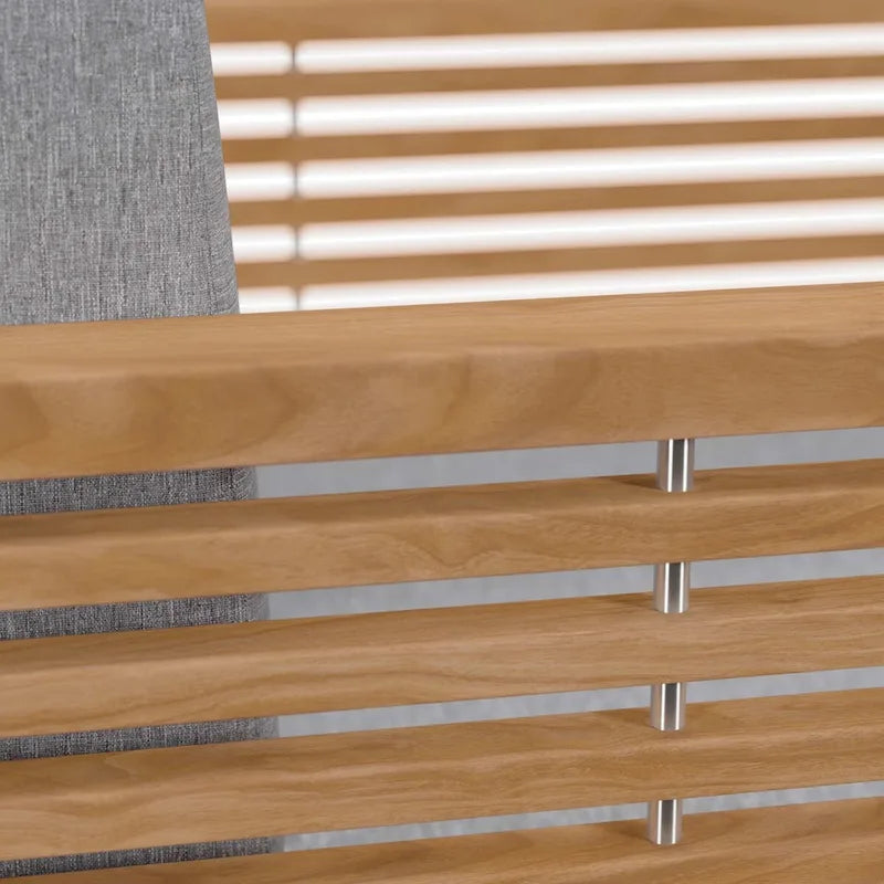 Ensemble de patio extérieur en teck 3 pièces Carlsbad