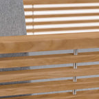Ensemble de patio extérieur en teck 3 pièces Carlsbad