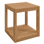 Ensemble de patio extérieur en teck 3 pièces Carlsbad