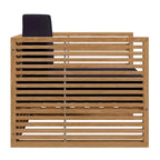 Ensemble de patio extérieur en teck 3 pièces Carlsbad