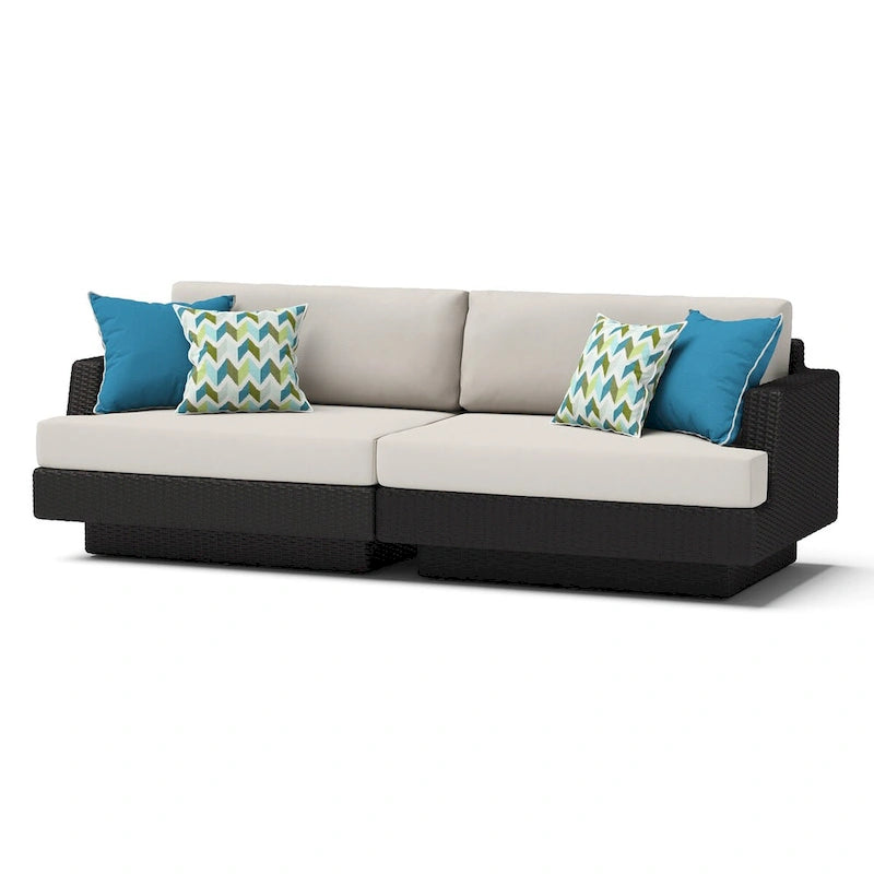 Ensemble de 7 fauteuils de jardin pivotants Portofino Comfort en tissu Sunbrella