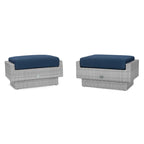 Ensemble de 7 fauteuils de jardin pivotants Portofino Comfort en tissu Sunbrella