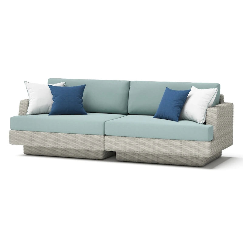 Ensemble de 7 fauteuils de jardin pivotants Portofino Comfort en tissu Sunbrella