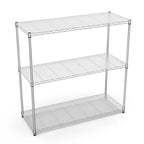 Étagère métallique à 3 niveaux, 476 kg, certifiée NSF, hauteur réglable, pour garage, étagère métallique robuste.