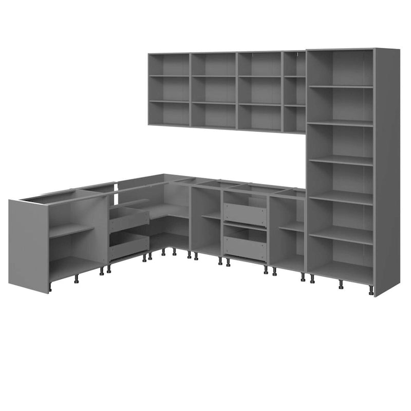 Collection Cuisine Harmonie, coloris noir, dimensions 244x305 cm (126x96 pouces)