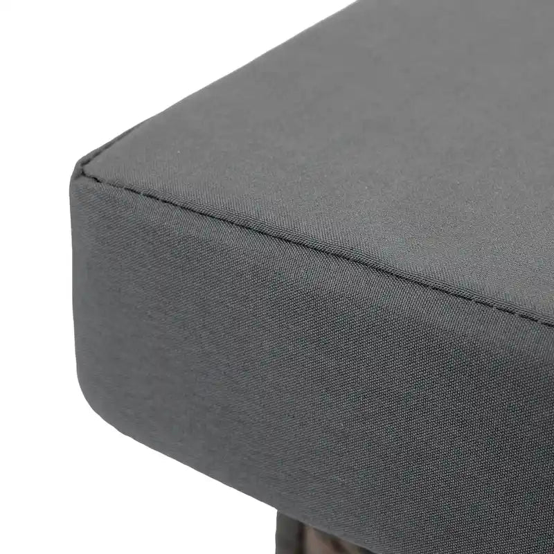 Mobilier de patio, Mobilier d'extérieur, Mobilier saisonnier en rotin synthétique, Ensemble de 6 meubles en rotin avec table basse en verre trempé