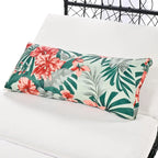 Oaks Aura Extérieur, Bain de soleil avec coussin, rideau et oreiller coloré, Chaises longues en osier, Fauteuils inclinables réglables pour jardin