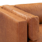 Canapé Poly & Bark Argan 93 en cuir pleine fleur véritable italien, coloris Cognac Tan