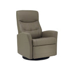 Fauteuil relax pivotant en cuir Fjords Oslo