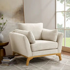 Fauteuil d'appoint moderne à accoudoirs évasés VANOMi 41.7