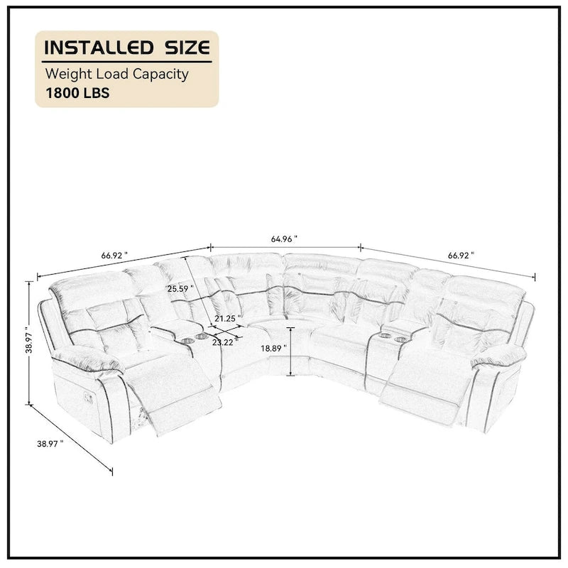 Collection de canapés inclinables contemporains – Canapé d'angle fonctionnel