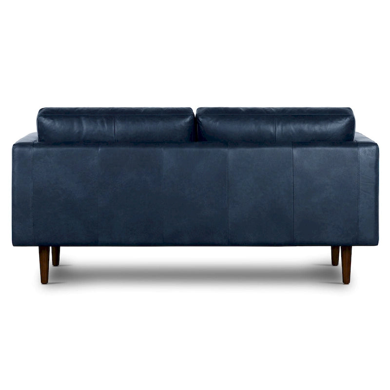 Canapé d'appartement Poly & Bark Napa 72 - Cuir véritable italien pleine fleur