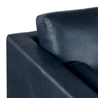 Canapé d'appartement Poly & Bark Napa 72 - Cuir véritable italien pleine fleur