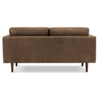 Canapé d'appartement Poly & Bark Napa 72 - Cuir véritable italien pleine fleur