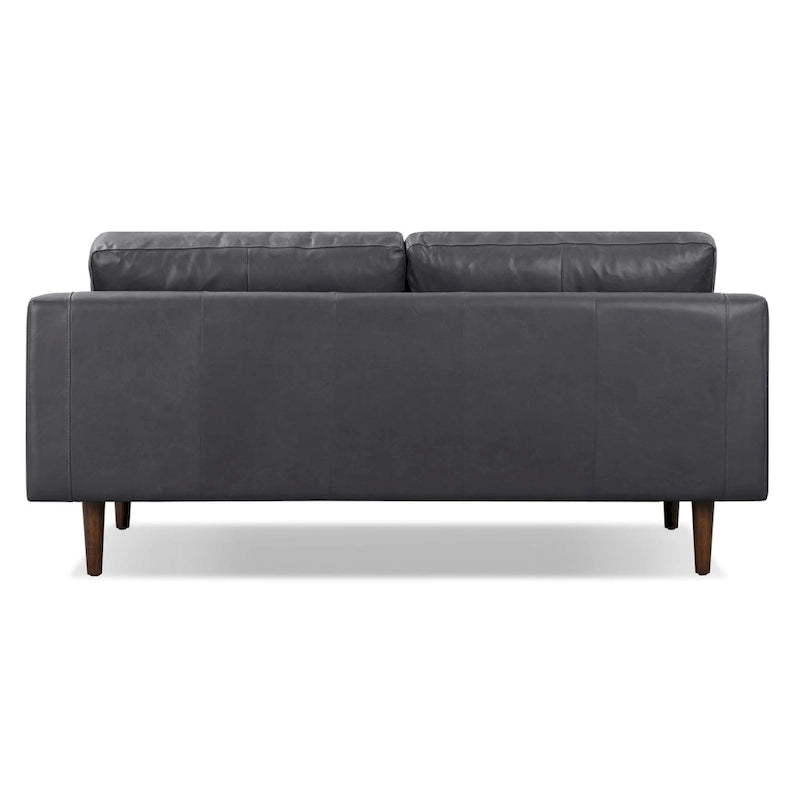 Canapé d'appartement Poly & Bark Napa 72 - Cuir véritable italien pleine fleur