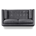 Canapé d'appartement Poly & Bark Napa 72 - Cuir véritable italien pleine fleur