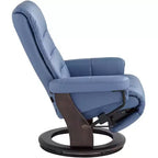 Fauteuil inclinable pivotant réglable en similicuir Peregrine Ocean de BenchMaster
