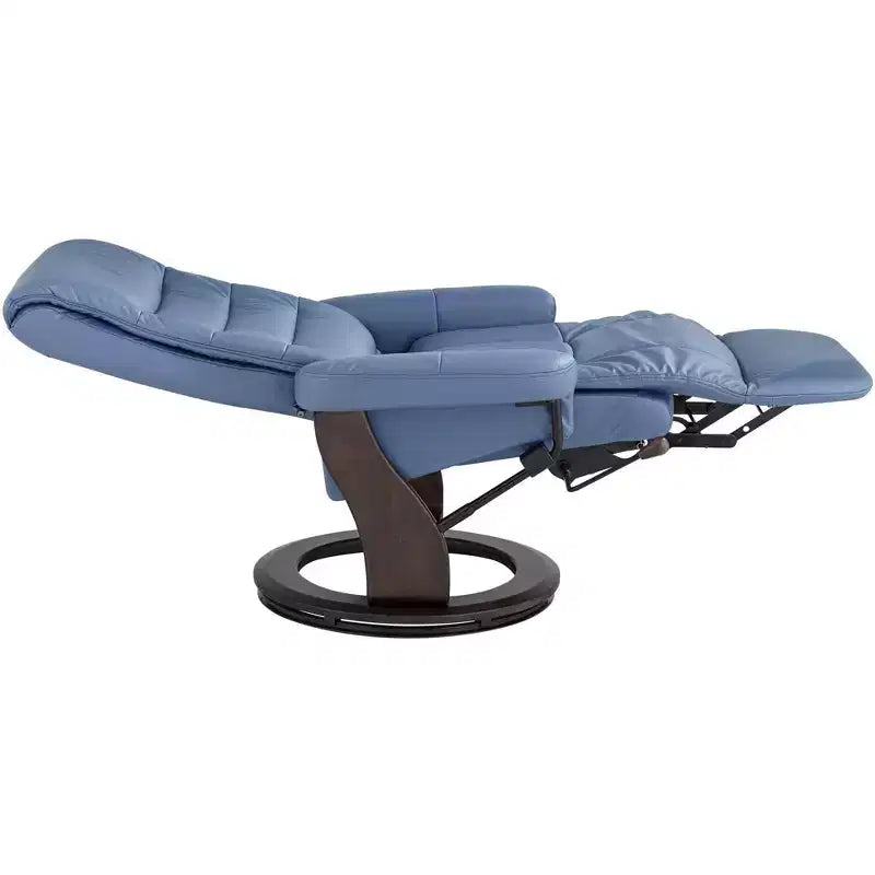 Fauteuil inclinable pivotant réglable en similicuir Peregrine Ocean de BenchMaster