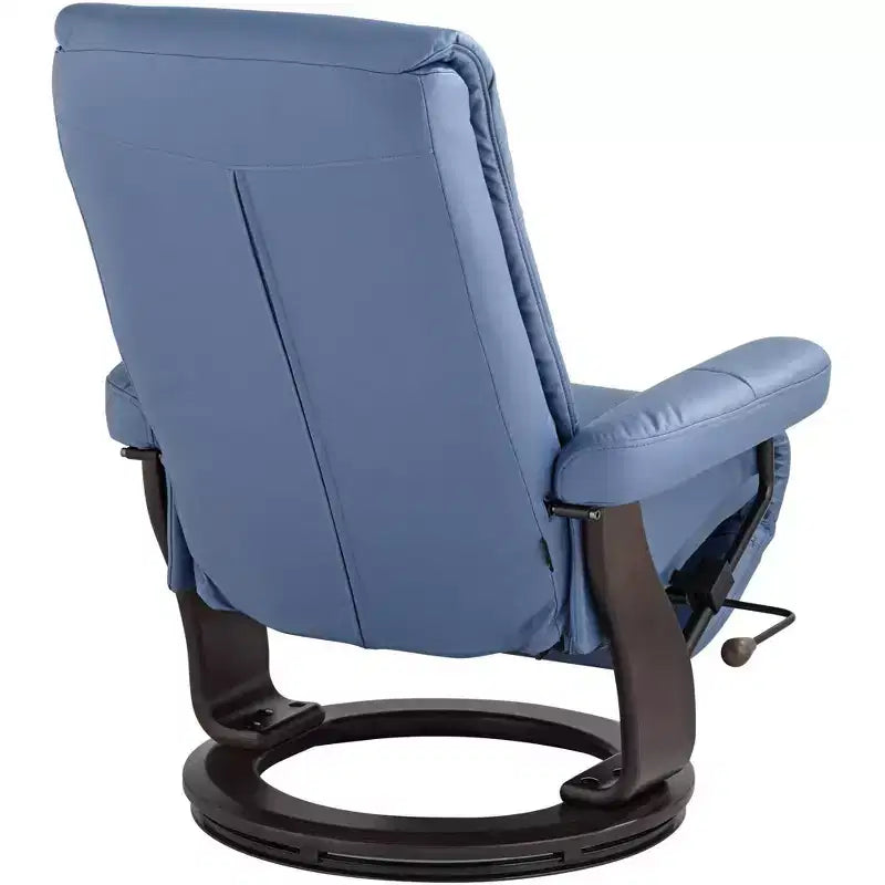 Fauteuil inclinable pivotant réglable en similicuir Peregrine Ocean de BenchMaster