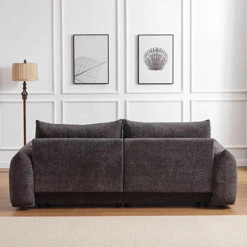 Canapé 90 confortable avec 2 coussins et 2 coussins boules