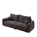 Canapé 90 confortable avec 2 coussins et 2 coussins boules
