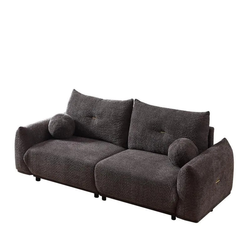 Canapé 90 confortable avec 2 coussins et 2 coussins boules