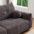 Canapé 90 confortable avec 2 coussins et 2 coussins boules