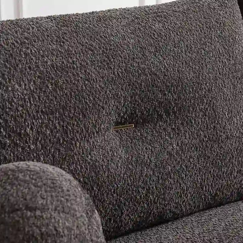 Canapé 90 confortable avec 2 coussins et 2 coussins boules