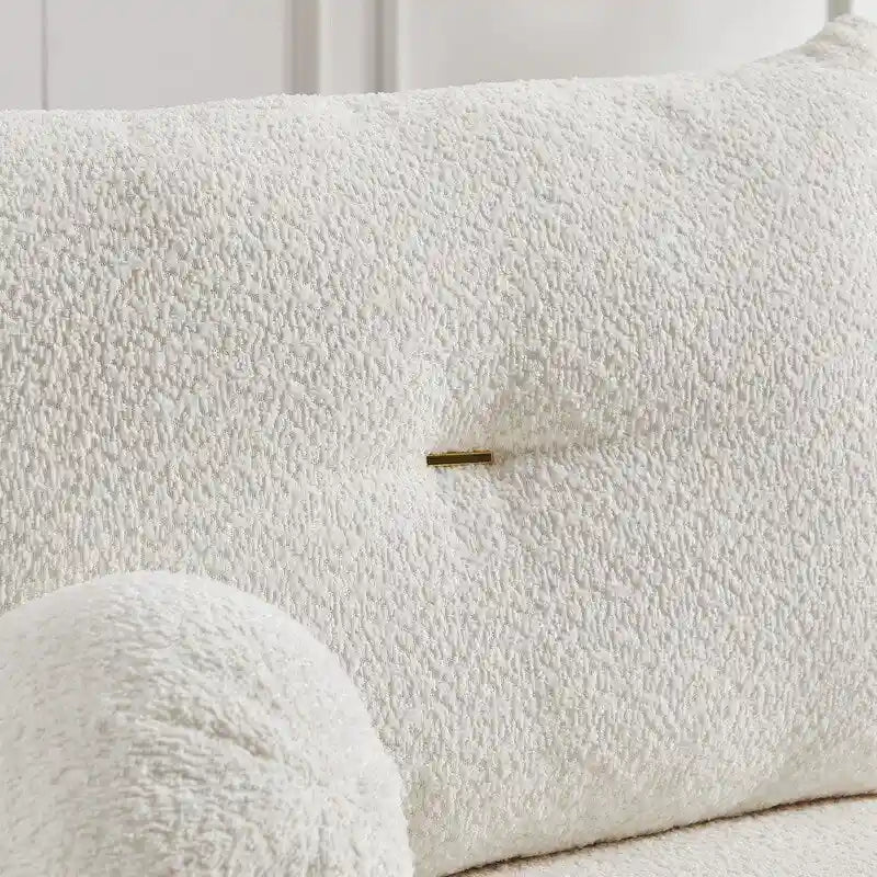 Canapé 90 confortable avec 2 coussins et 2 coussins boules